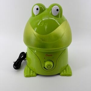 Crane Humidifier Green Solid Plastic Frog Cool Mist EE-3191